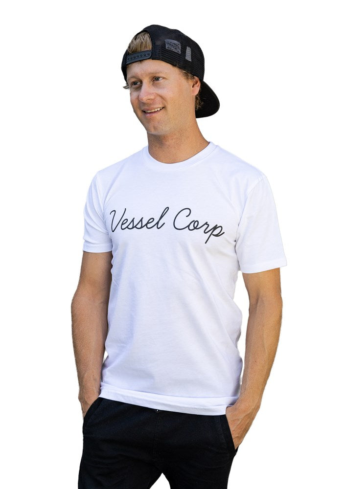 2022 Vessel Corp Handle It Tee - White