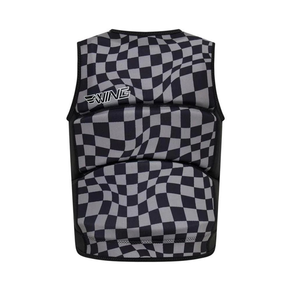 2025 Wing Jnr Realm Neo Vest L50S - Warped Check