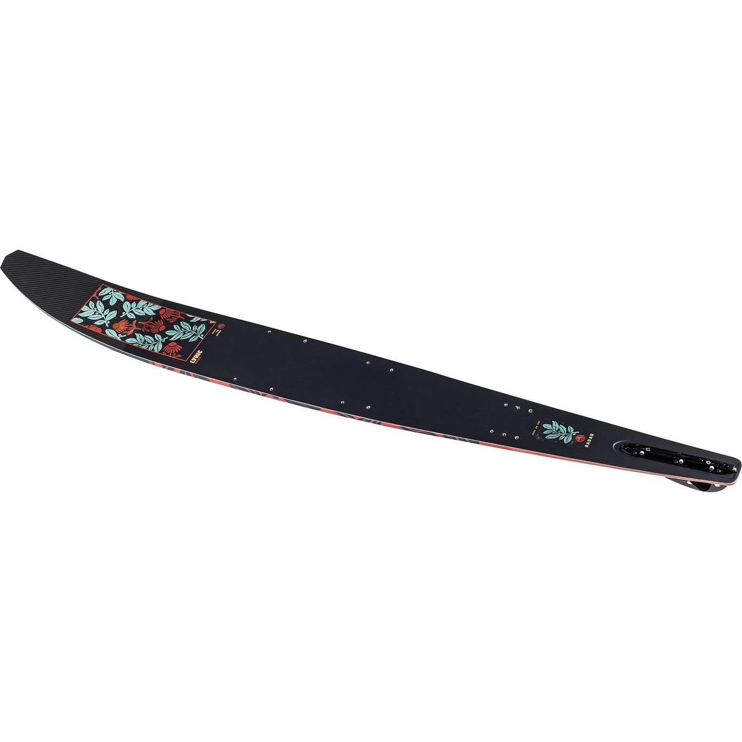 2026 Radar Lyric Graphite Waterski - Carbon/Matte Black/Press Petal