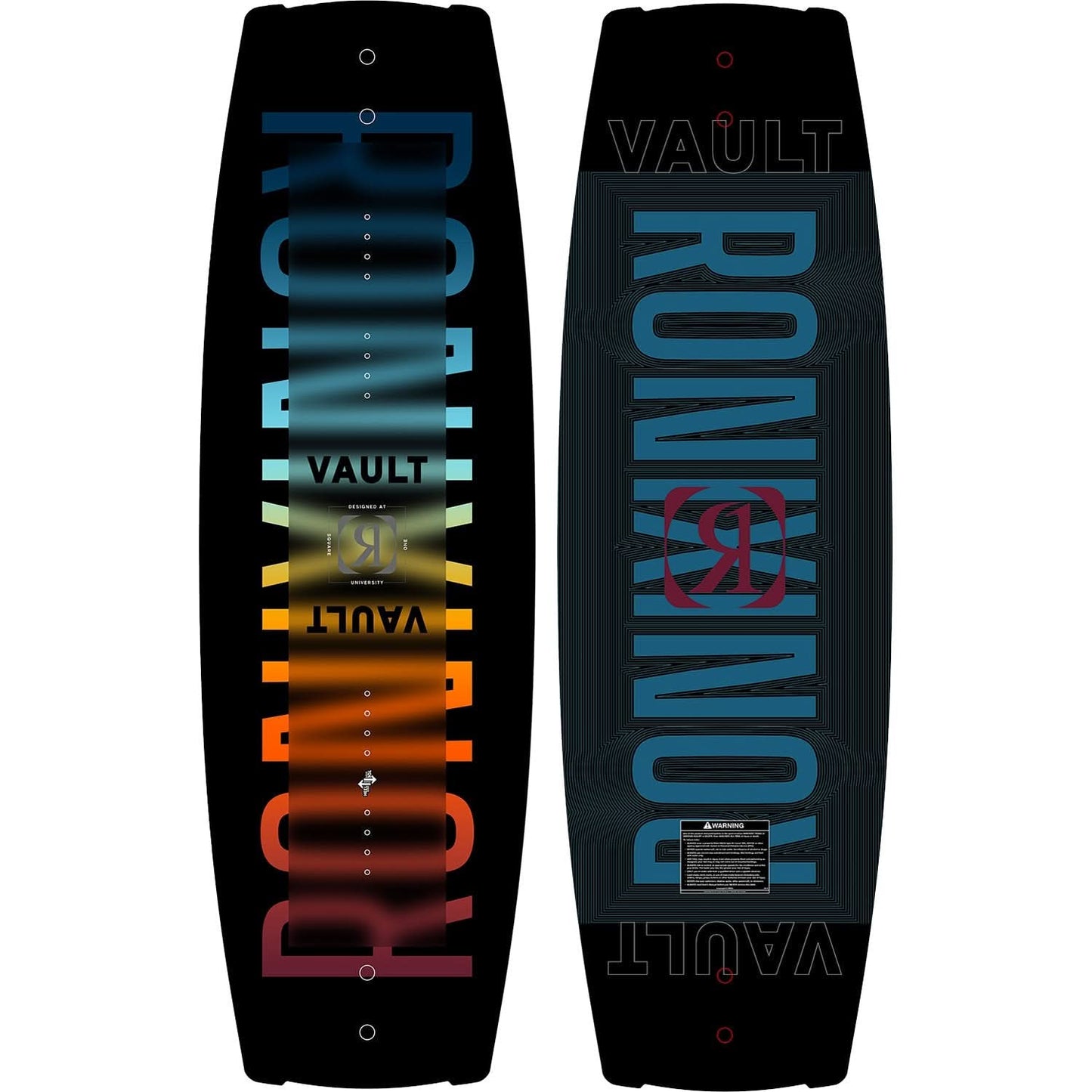 2026 Ronix Vault Wakeboard - Black / Blue / Flash
