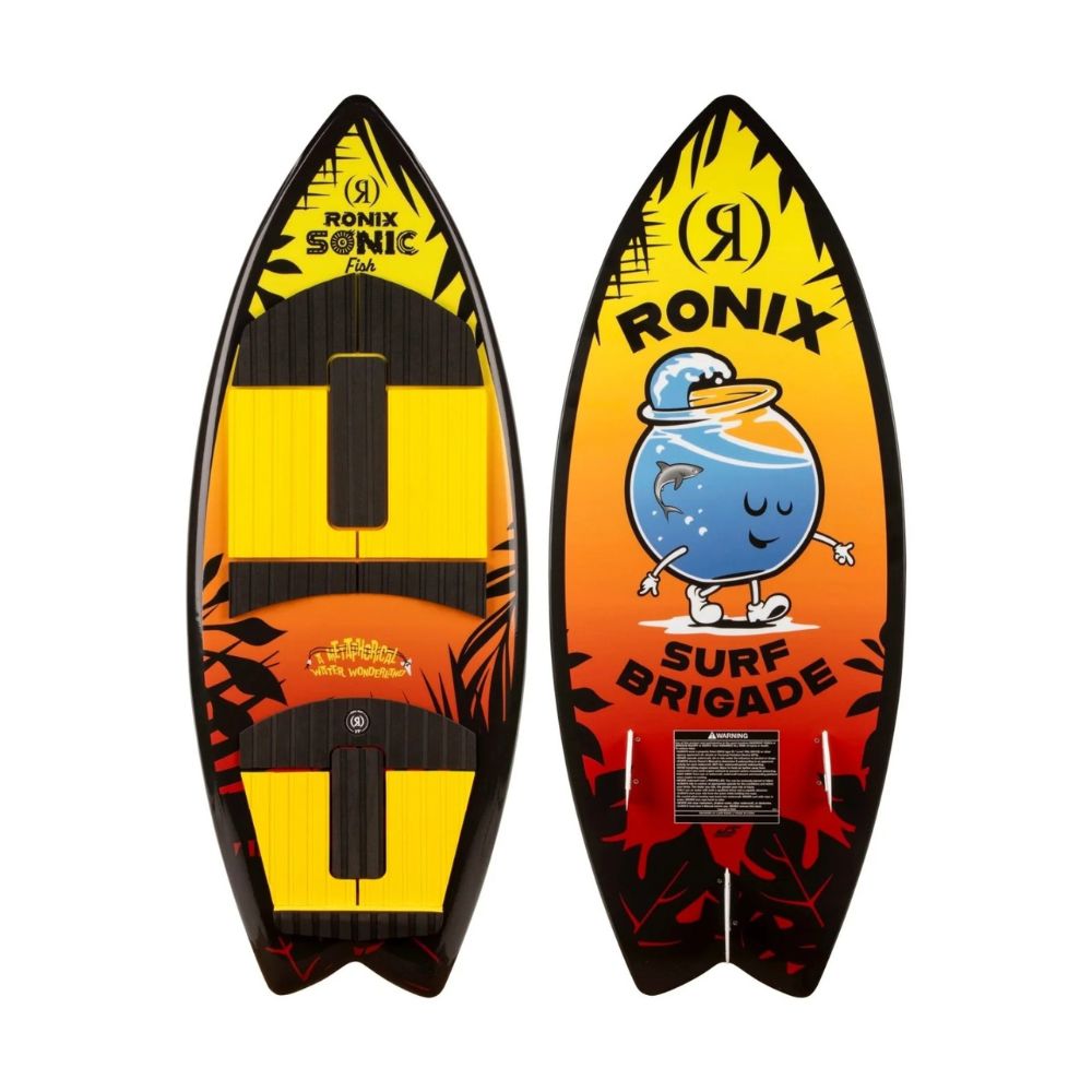 2027 Ronix Sonic Boys Fish Wakesurfer - Sunset Splash