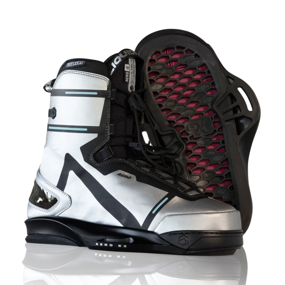 2027 Liquid Force Aero 6X Binding - Silver