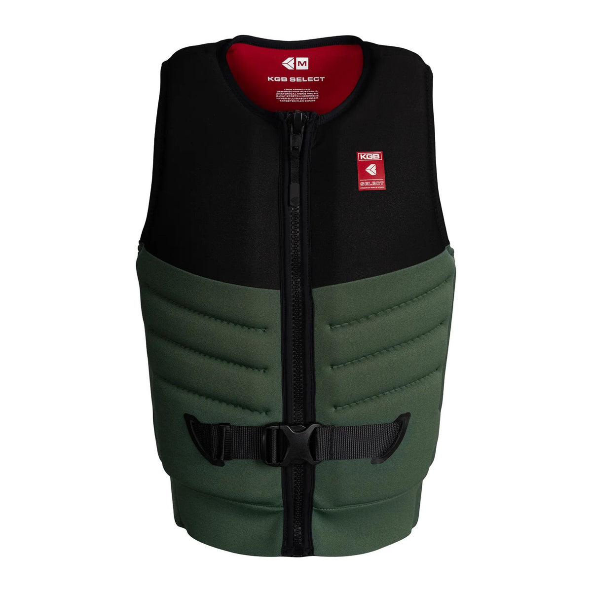 2027 KGB Select Mens Vest - Olive Green