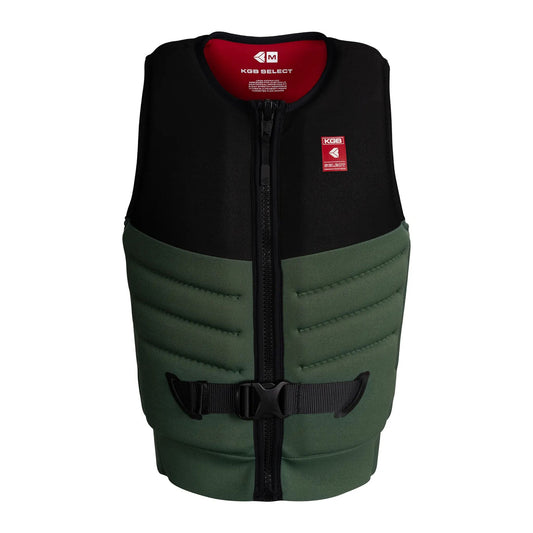 2027 KGB Select Mens Vest - Olive Green