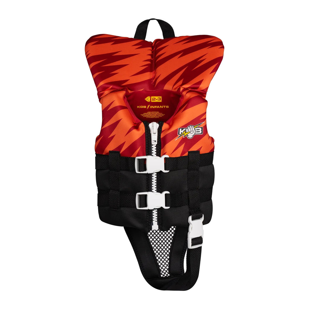 2027 KGB Infant Vest With Collar - Electric red
