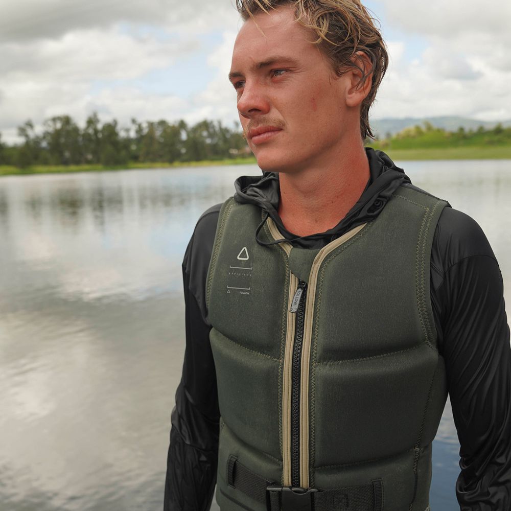 2027 Follow Affiliate Mens Vest - Olive