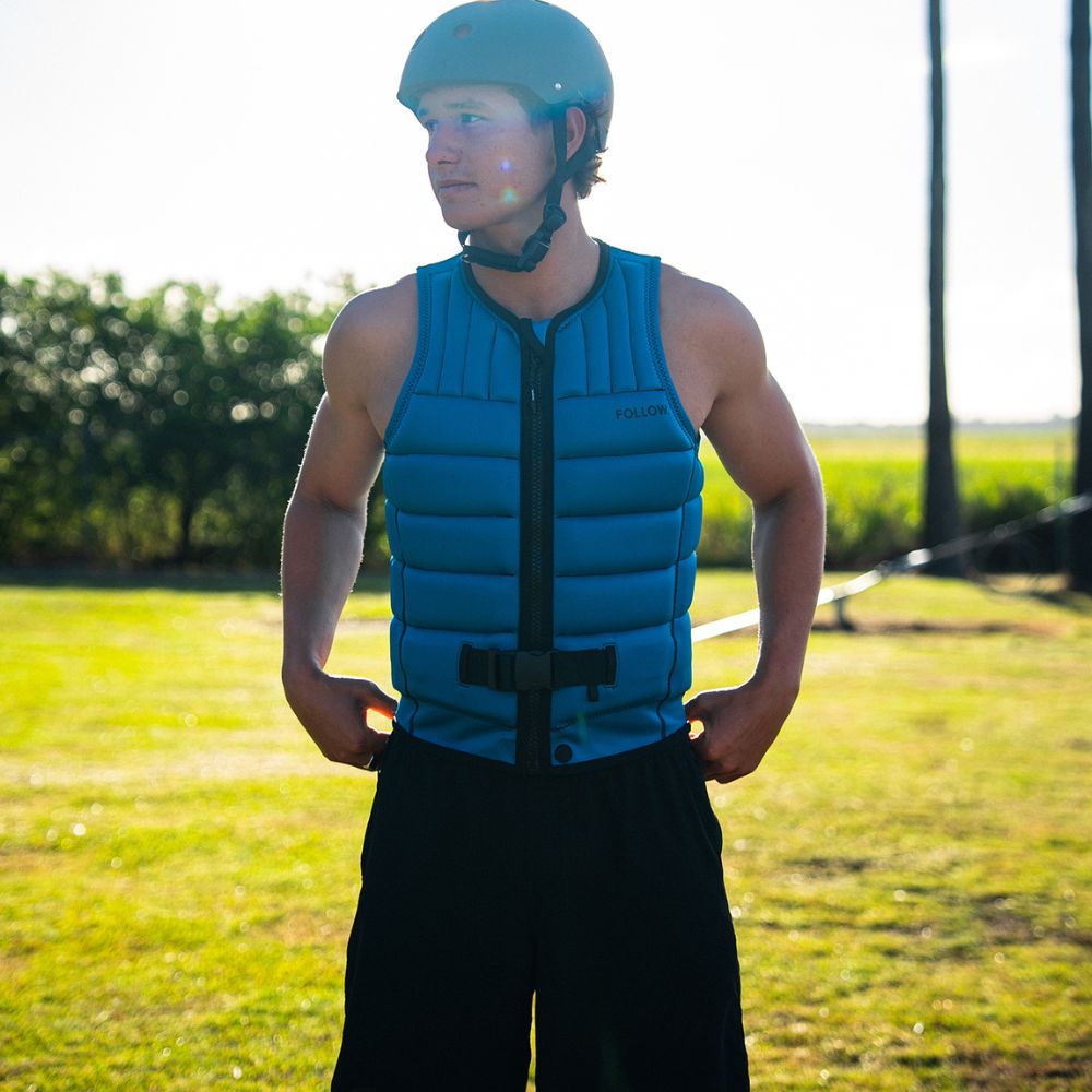 2027 Follow Total Mens Vest - Blue