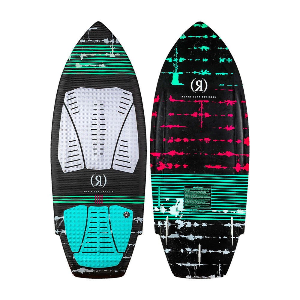 2025 Ronix Womens Koal Surface Sea Captain Wakesurfer - Pale Green / Blue / Marble