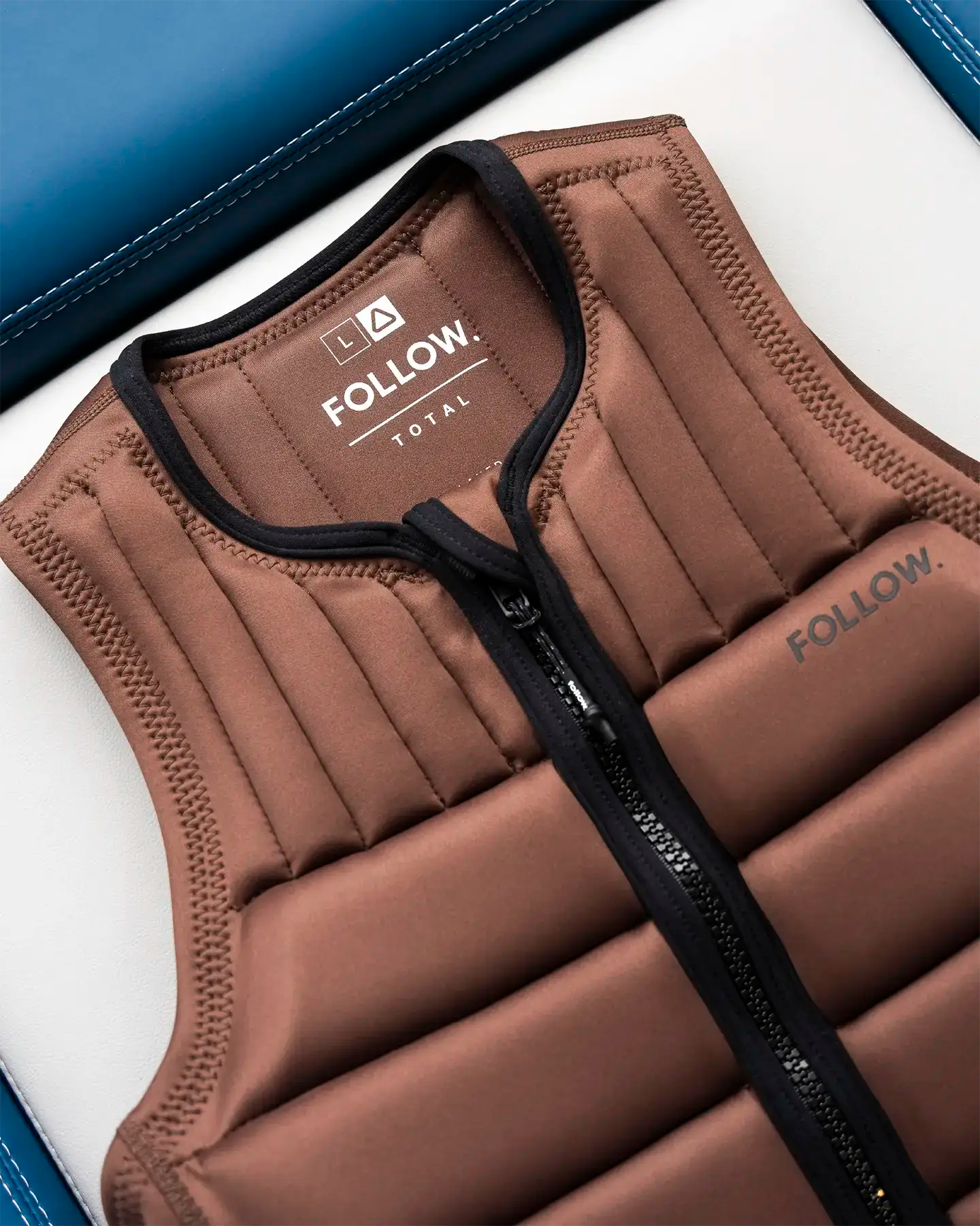 2026 Follow / Ep03 Total Mens Vest - Dark Brown