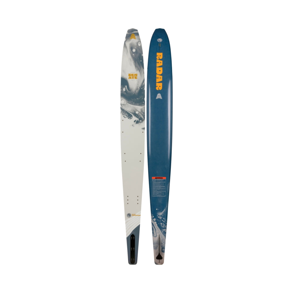 2025 Radar Senate Alloy Waterski - Battleship Blue / Stone