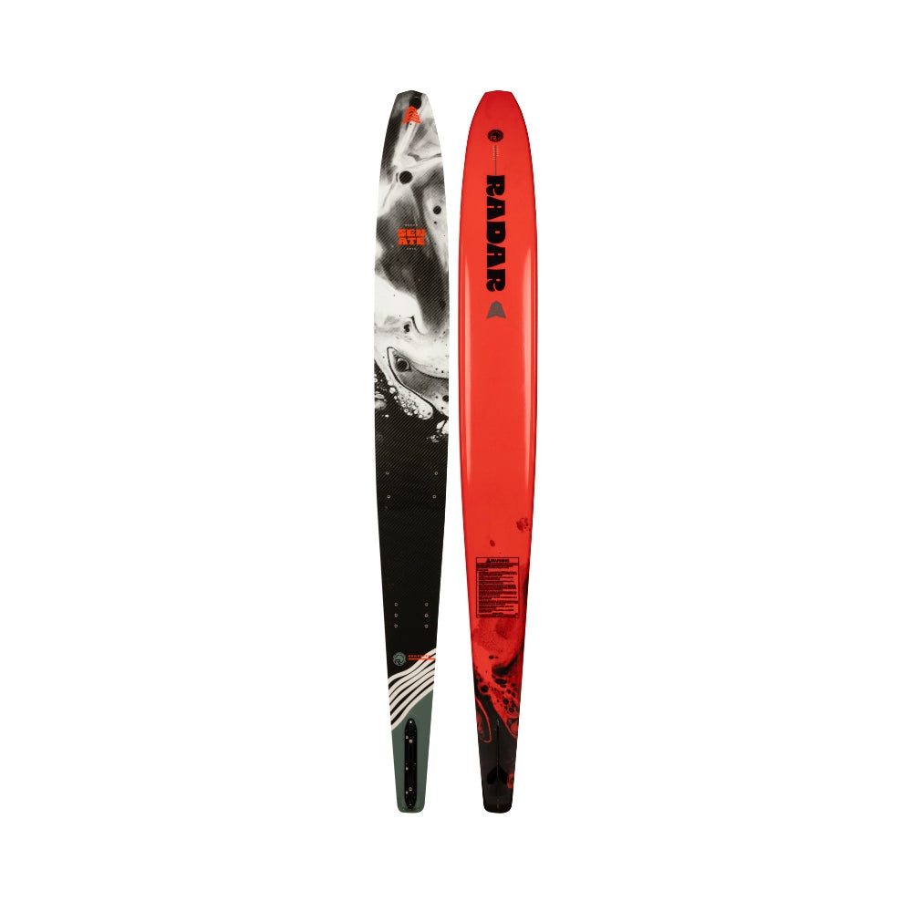 2025 Radar Senate Graphite Waterski - Candy Red / Carbon