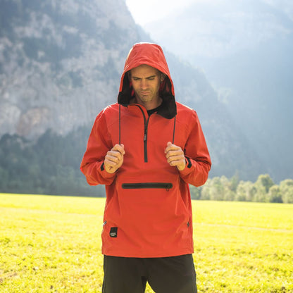 2025 Follow Spray Anorak - Dirty Red