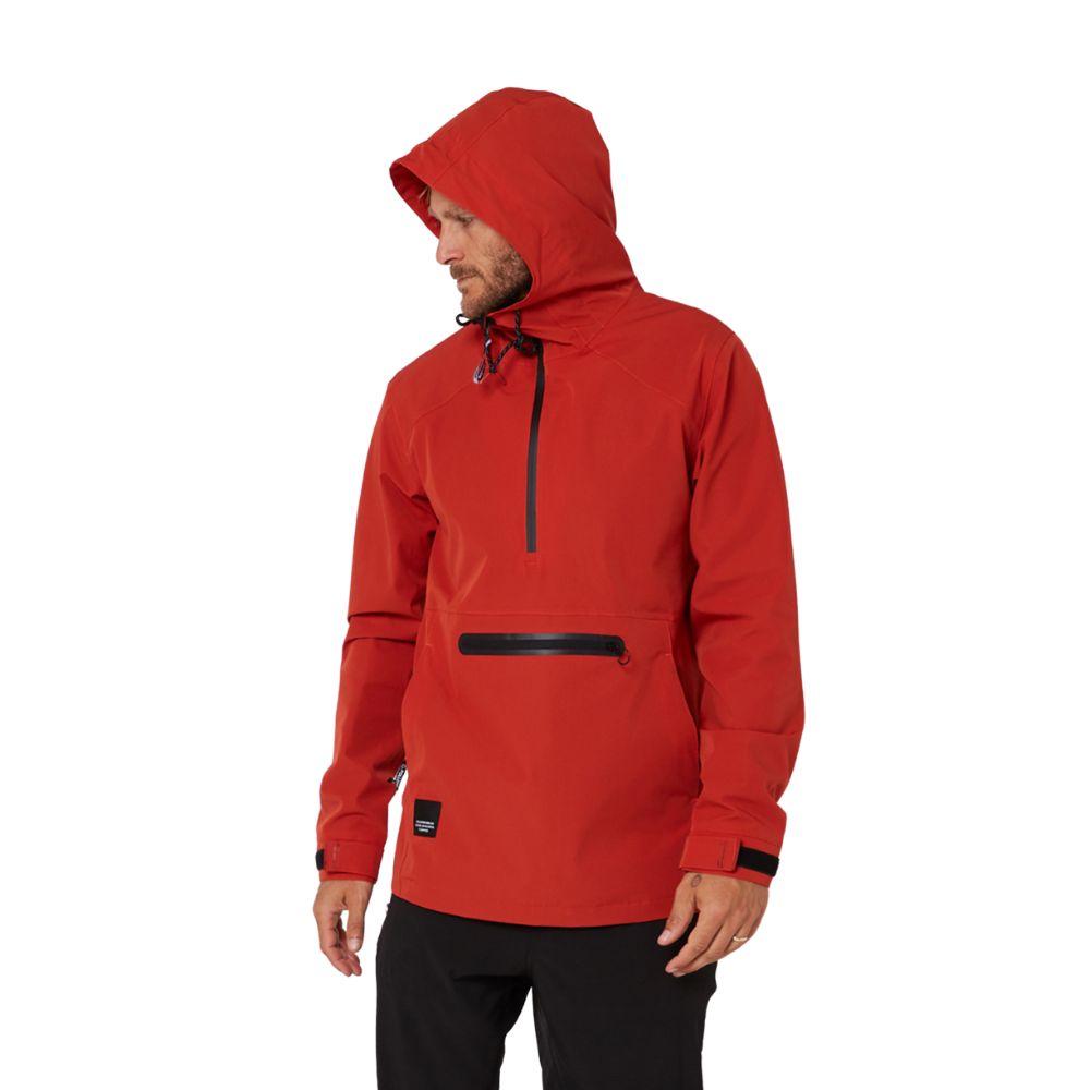 2025 Follow Spray Anorak - Dirty Red