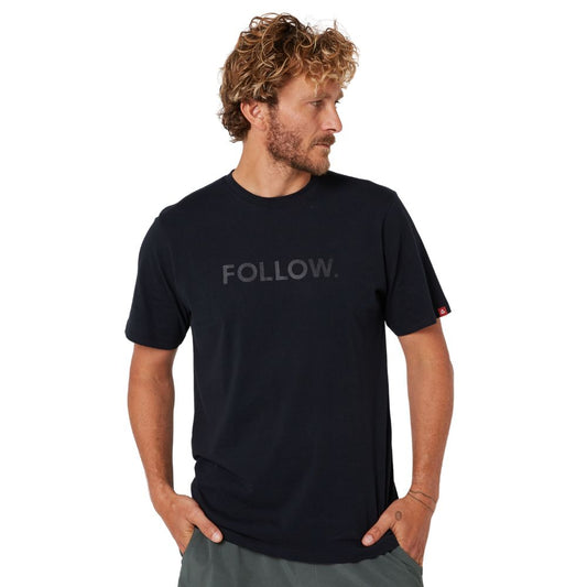 2025 Follow Logo Tee - Black