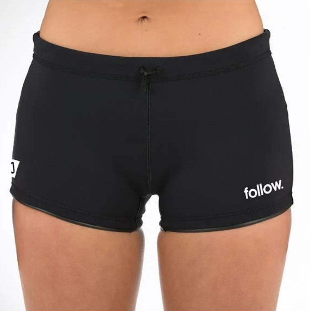 2025 Follow Ladies Basics Wetty Shorts - Black