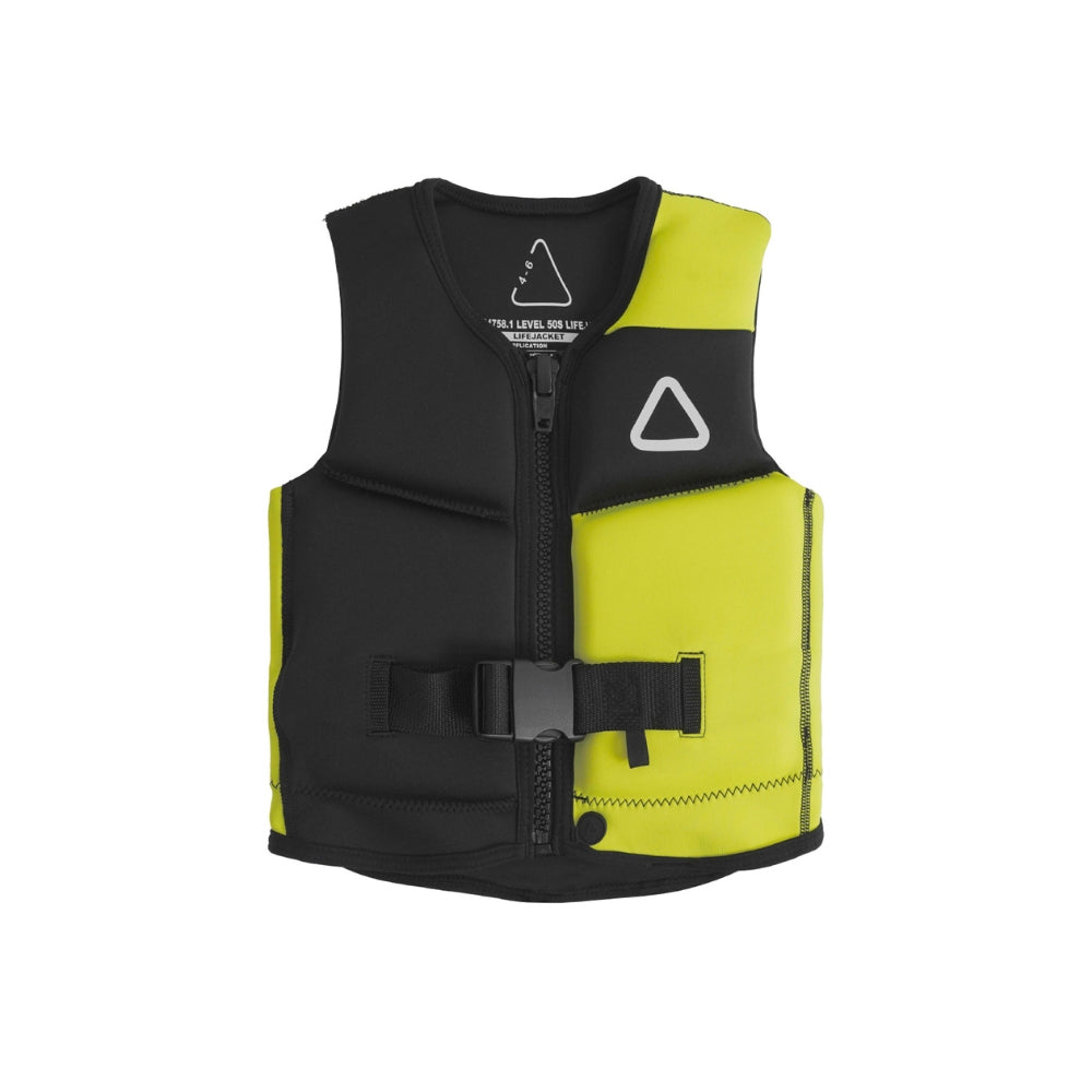 2025 Follow Corp Infant/ Junior Vest - Fluro Yellow/Black