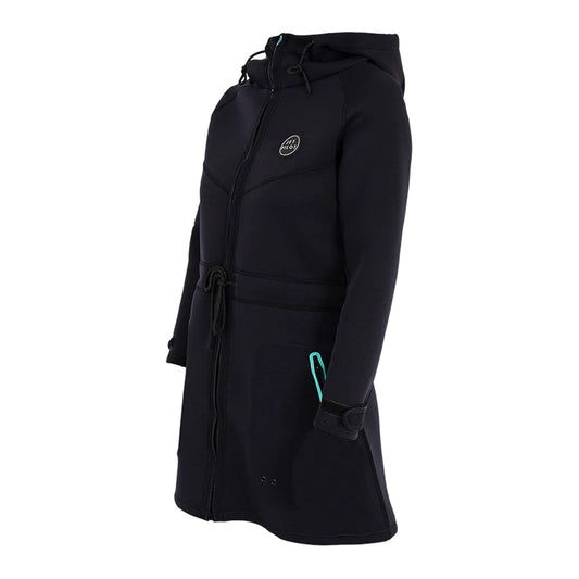 2025 Jetpilot Venture Ladies Long Tour Coat - Black