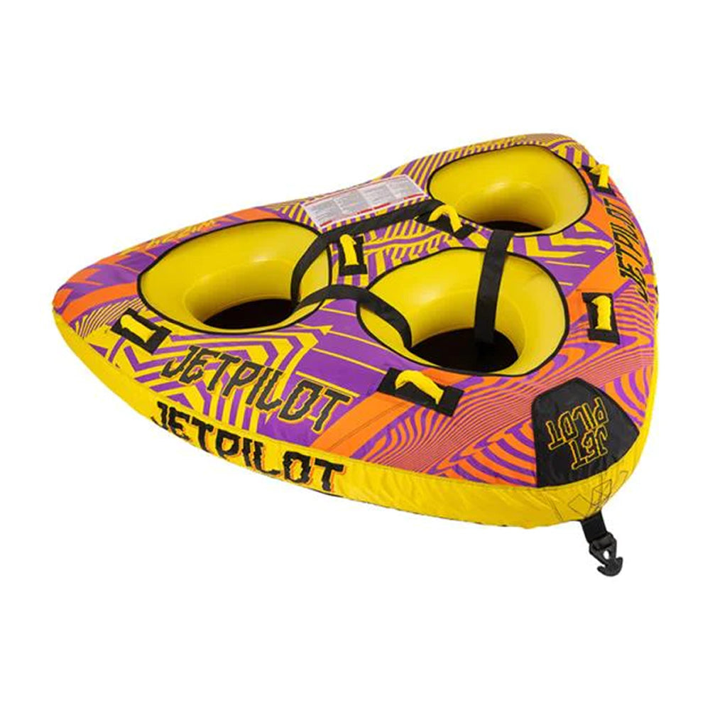 2025 Jetpilot Wizzy Dizzy 3 Towable - Orange/Purple