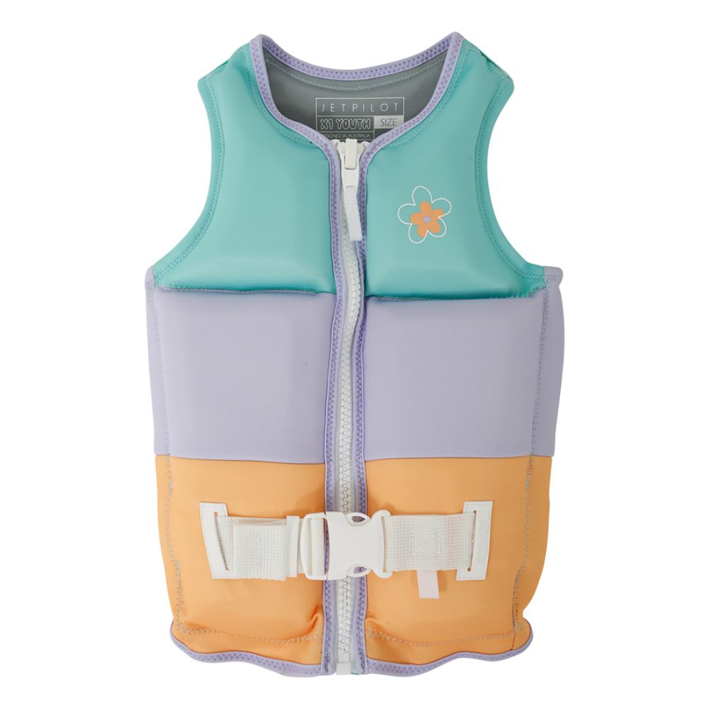 2025 Jetpilot X1 Girls Youth Eco Vest - Multi