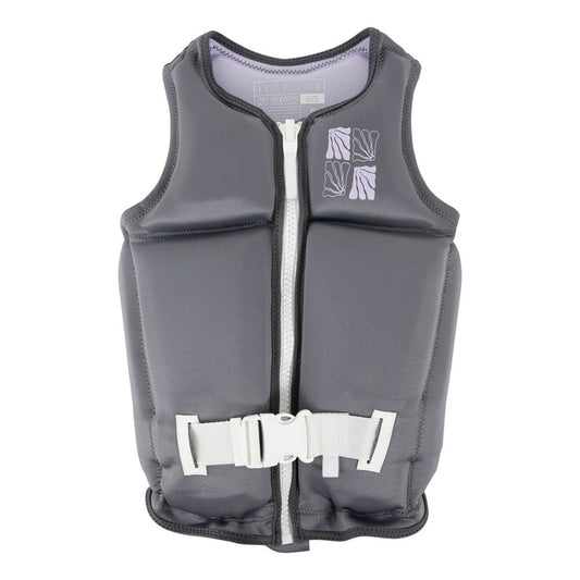 2025 Jetpilot X1 Girls Youth Eco Vest - Charcoal