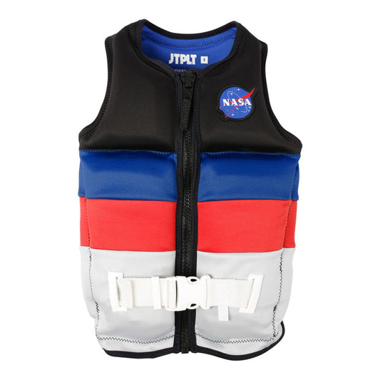 2025 Jetpilot X1 Boys Youth Eco Vest - Black/Blue