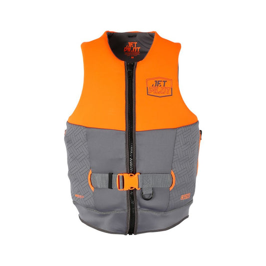 2025 Jetpilot Cause L50 S-Grip F/E Eco Vest - Charcoal/Orange L50