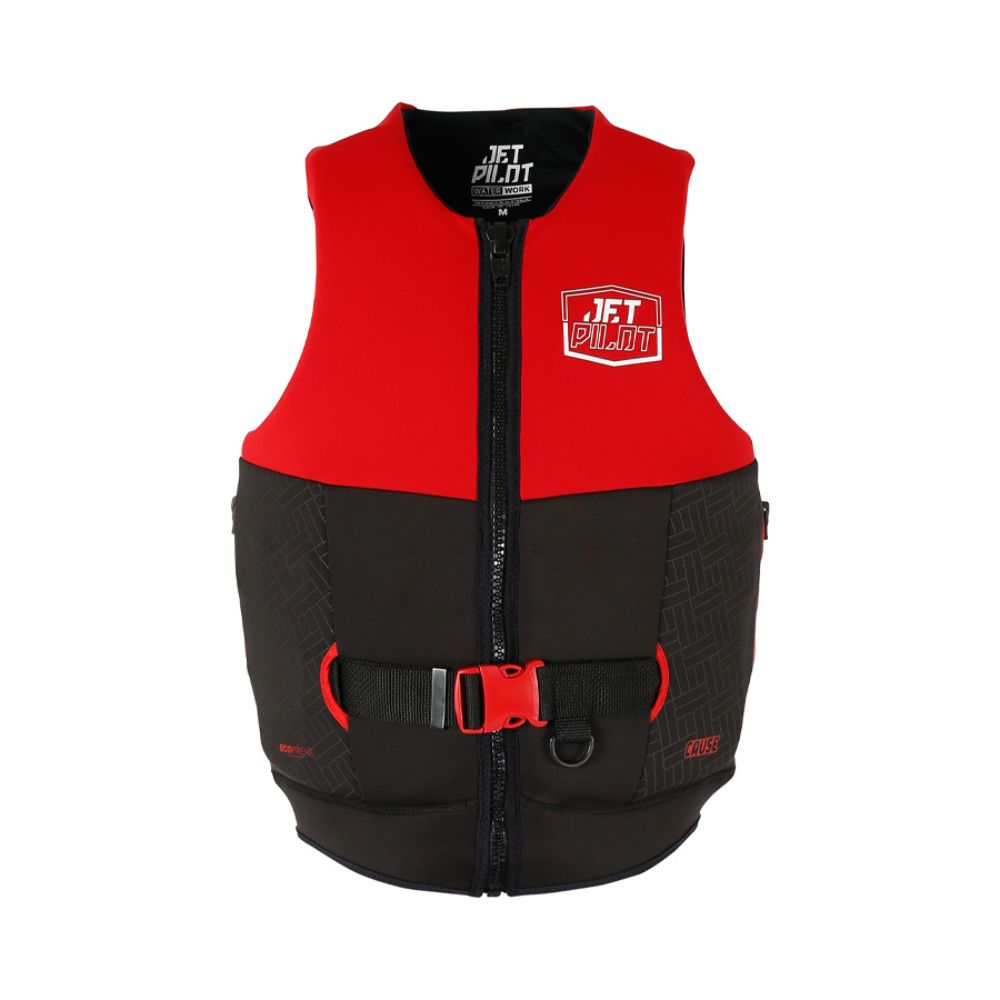 2025 Jetpilot Cause L50 S-Grip F/E Eco Vest - Red Level 50