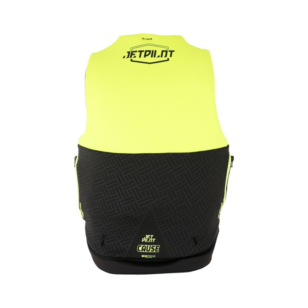 2025 Jetpilot Cause L50 S-Grip F/E Eco Vest - Yellow Level 50