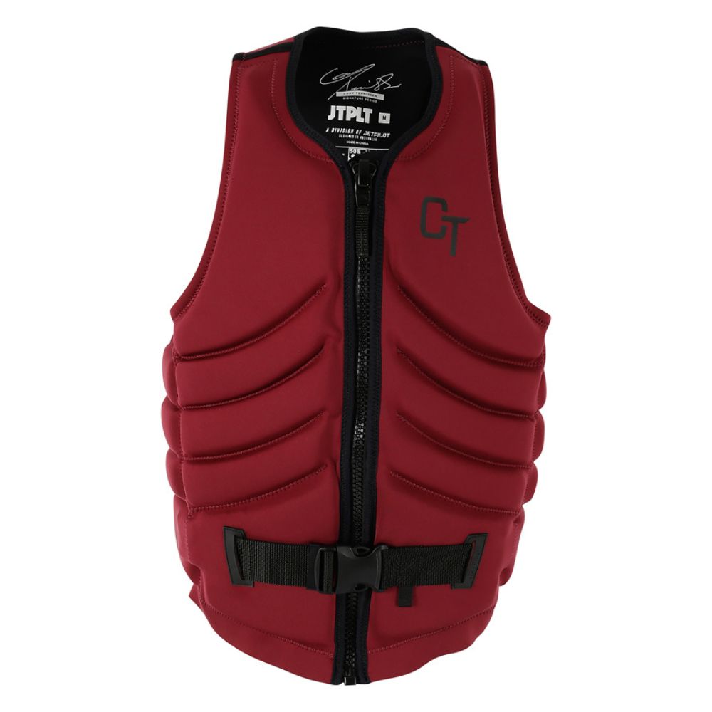 2025 Jetpilot Cory Quantum Mens Fe Neo Vest - Dark Maroon