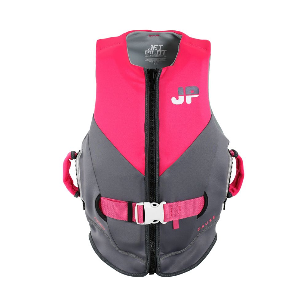 2025 Jetpilot Cause F/E Ladies Eco Vest - Pink/Charcoal