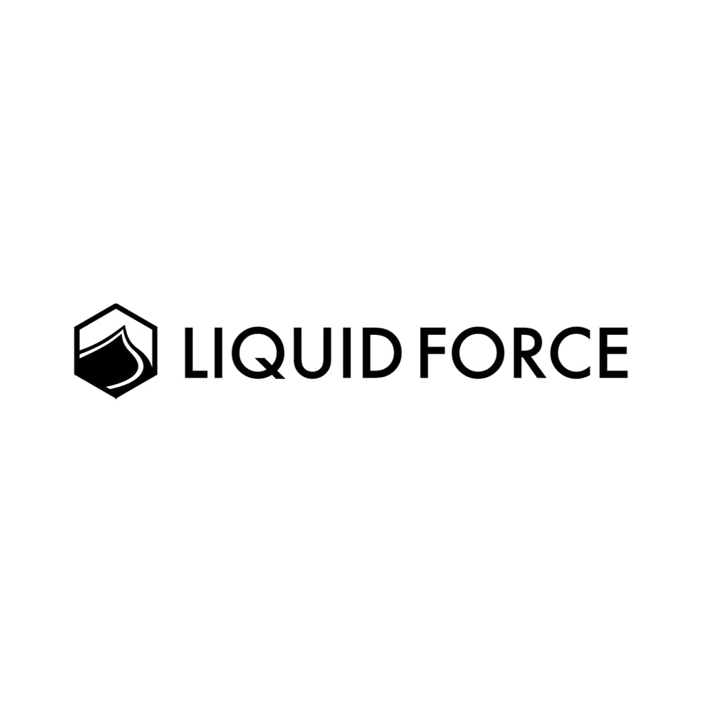 2024 Liquid Force 9" Logo Vinyl Die Cut 10Pk - Black