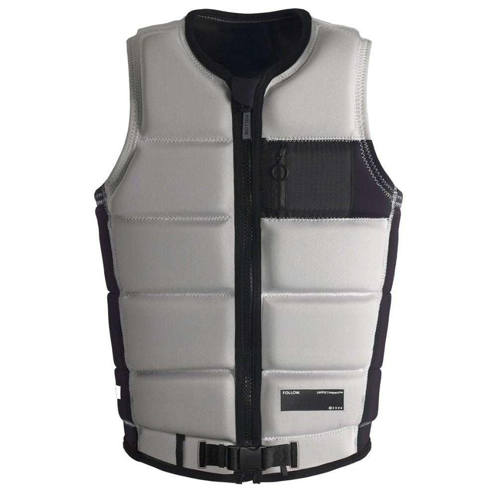 2027 Follow Affix Mens Vest - Silver