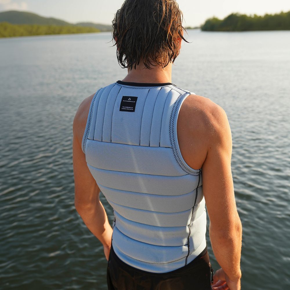 2027 Follow Total Mens Vest - Light Blue