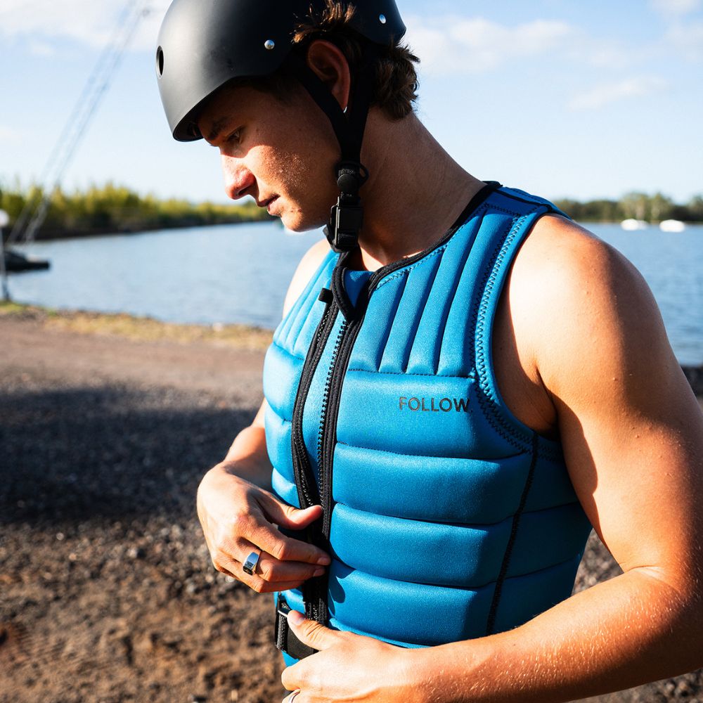 2027 Follow Total Mens Vest - Blue