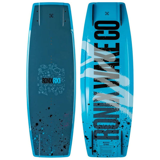 2027 Ronix RX1 Wakeboard - Dove Grey / Splattered Blue