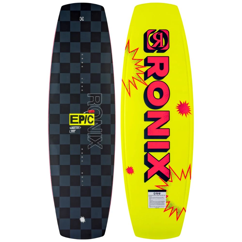 2027 Ronix Epic Wakeboard - Black / Yellow / Pop Art
