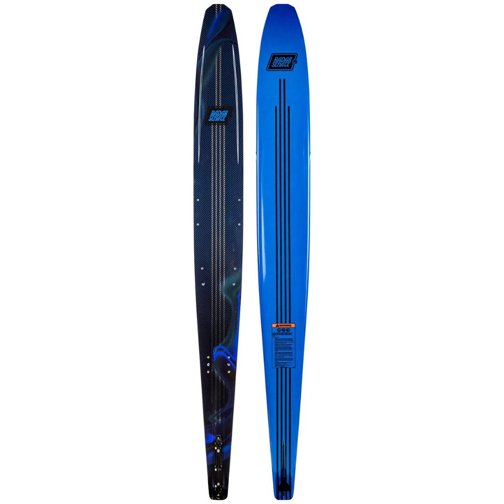 2027 Radar Senate Alloy Waterski - Carbon / Royal Flash