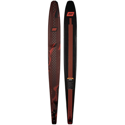 2027 Radar Senate Lithium Waterski - Carbon / Matte Oxblood Flash