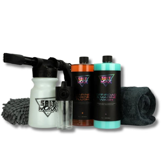 Saltworx Marine Wash & Flush Kit