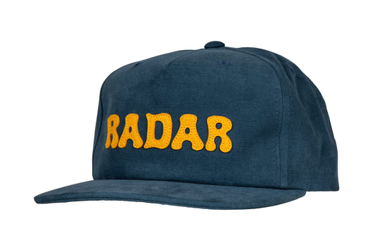 2025 Radar Backside Snapback Hat - Vintage Blue / Mustard