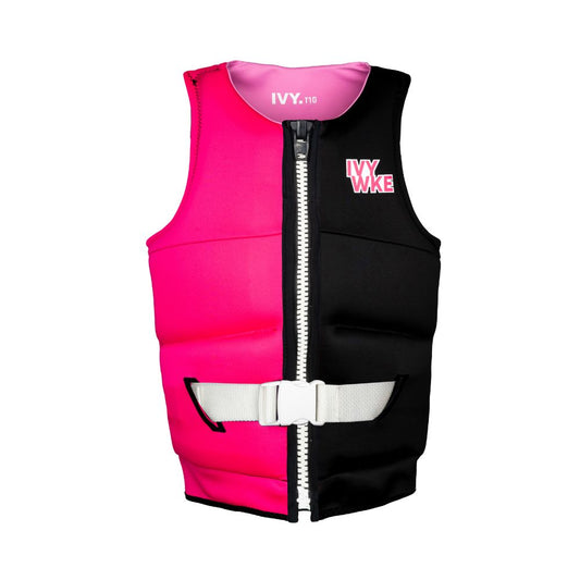 2025 IVY Teen Capri Vest - Hot Pink / Black