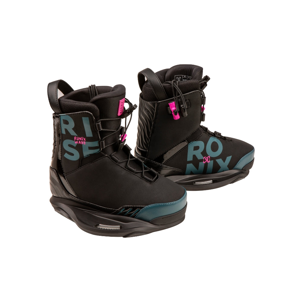 2025 Ronix Rise Boot - Black / Teal / Pink