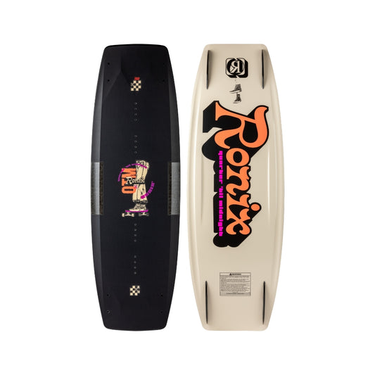 2025 Ronix Quarter 'Til Midnight Wakeboard - Skate Black / Coral