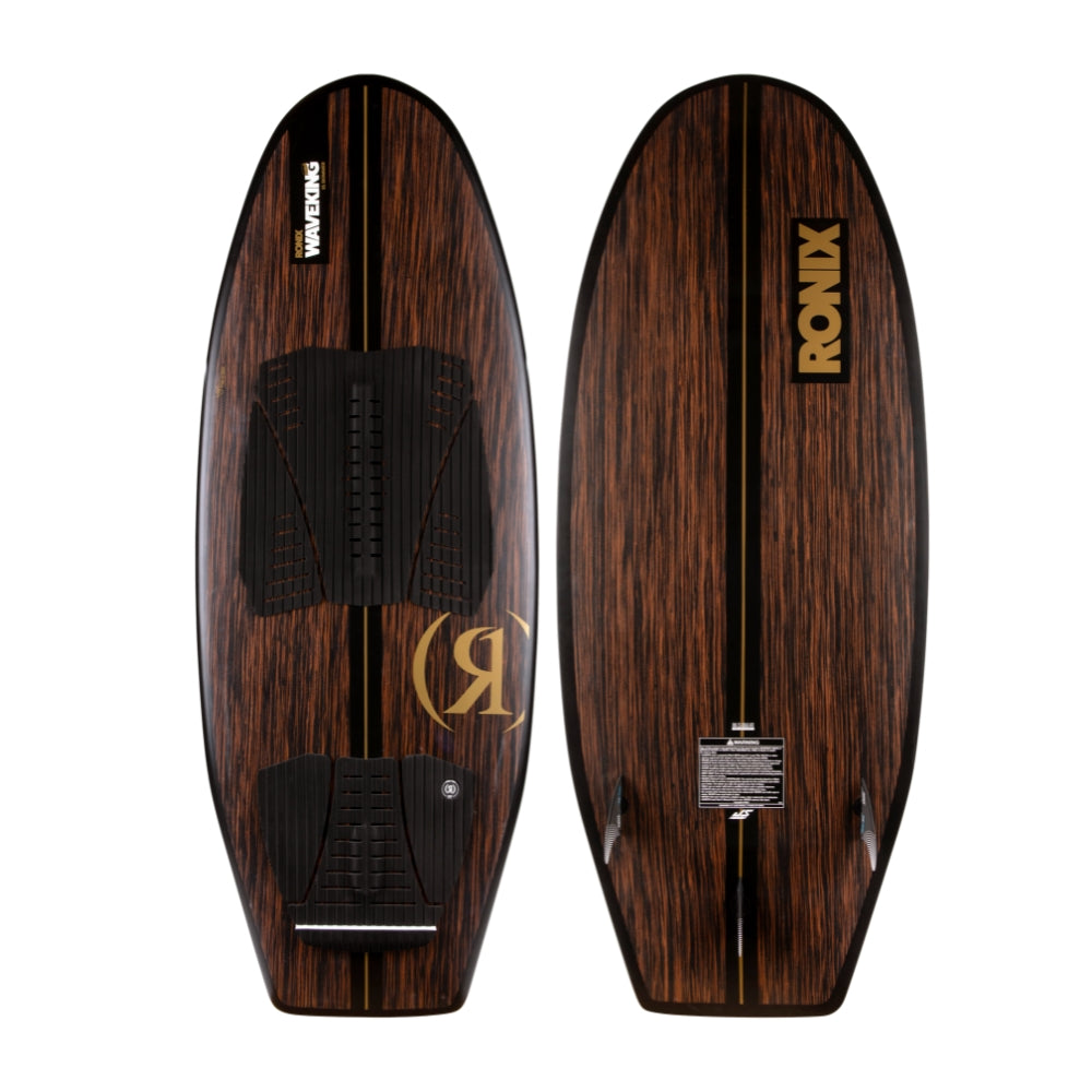 2025 Ronix Flyweight Wave King Surfer Wakesurf - White / Black / Gold