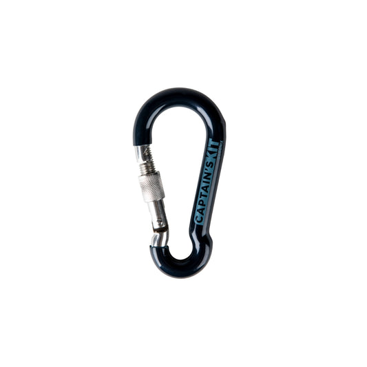 2025 Captains Kit Vinyl Dipped Locking Carabiner - Stainless Steel