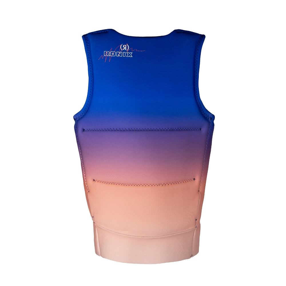 2025 Ronix Coral L50s Ladies Vest - Peach / Blue Fade