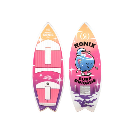 2025 Ronix Sonic Girls Fish Wakesurf - Pink Splash