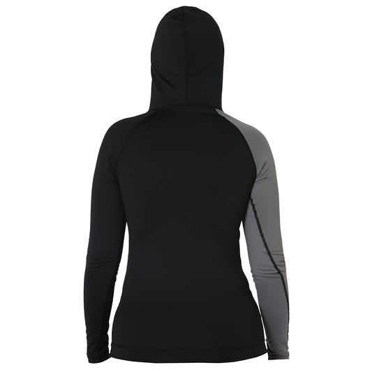 2024 Jetpilot Pacer Ls Hooded Ladies Rashie - Black
