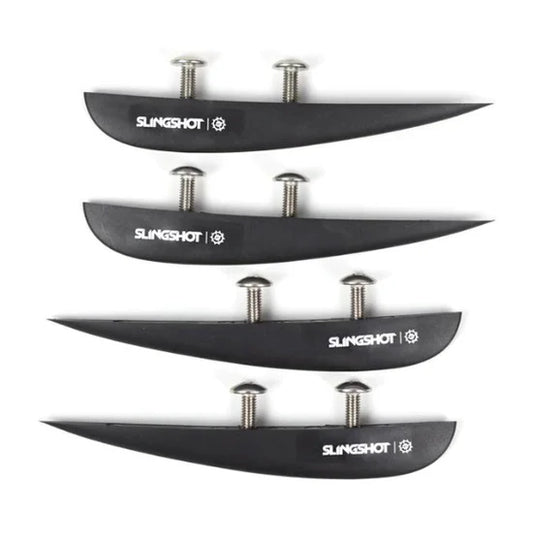2026 Slingshot 6" Wake Fin- Pack Of 4, Black V2