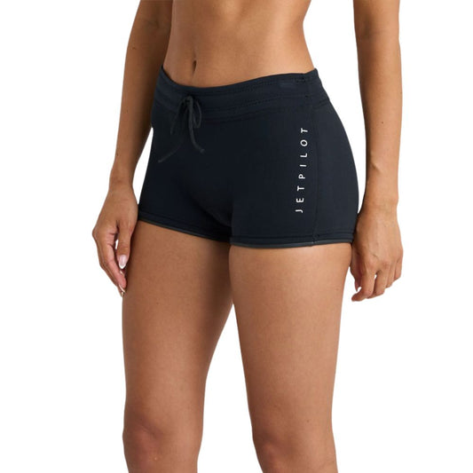 2026 Jetpilot Womens Corp 2.5" Neo Short - Black